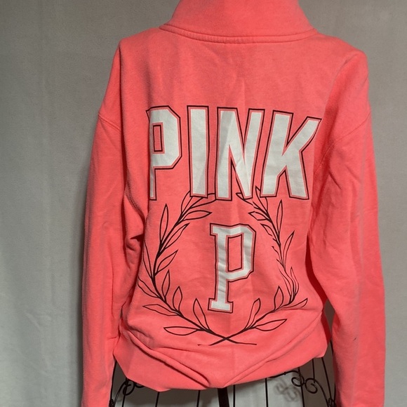 Victoria's Secret Women's PINK Quarter Zip Sweatshirt​​ - Picture 5 of 8